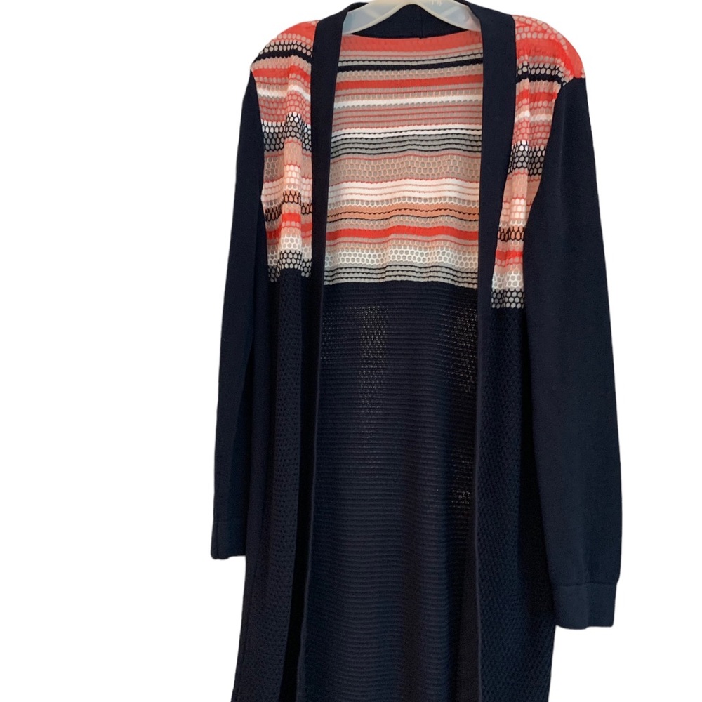 Long summer open face cardigan